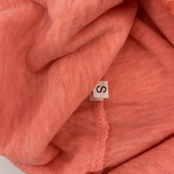 Hello Nite Size Small Coral Hoodie Waffle Knit Sweater Oversized NWT - Picture 4 of 10